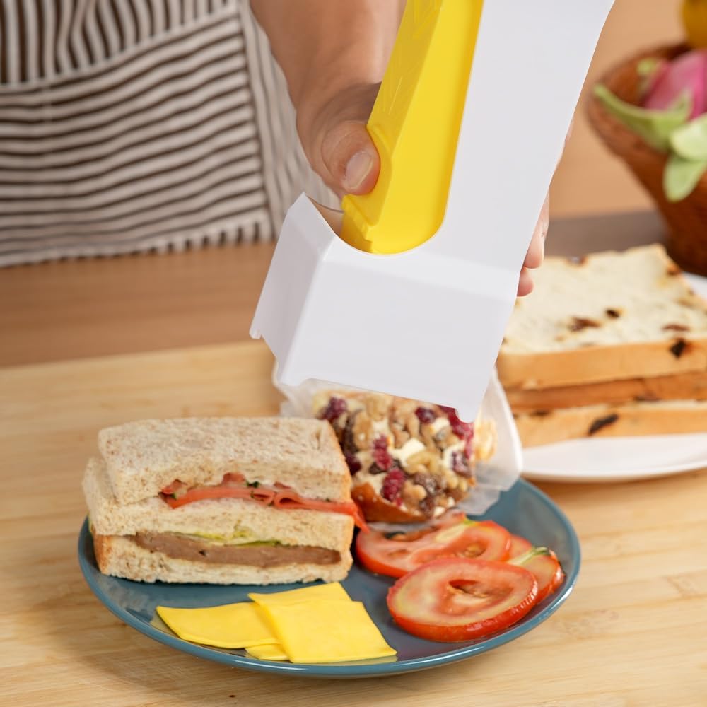 Butter Cutter, One-Click Butter Cutter,2025 NEW Single-Stick Butter Cutter, Butter Dispenser with Stainless Steel Blade and Storage Case for Quickly Making Bread, Cakes, Breakfast (1PCS)