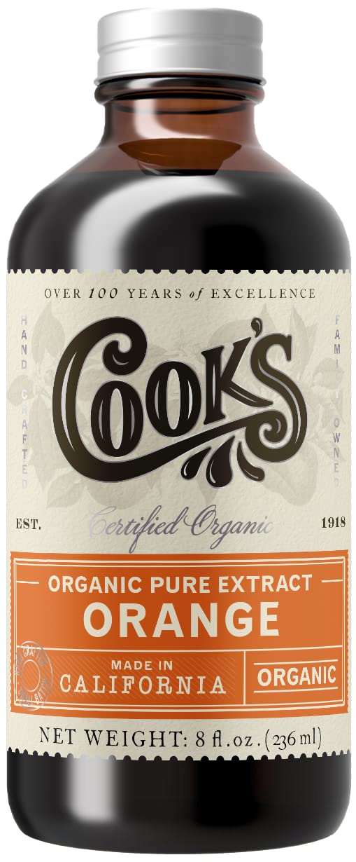 Cook's Organic Orange Extract 8 oz.
