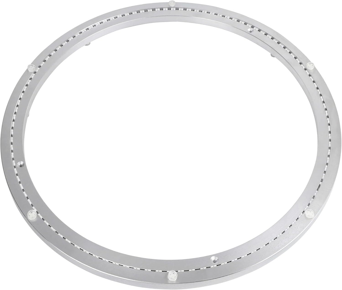 18 Inch Lazy Susan Bearing Aluminum Alloy Rotating Turntable, Non - Slip Mute Metal Bearing Swivel Plate Hardware for Dining and Workbench,660 Pounds Capacity