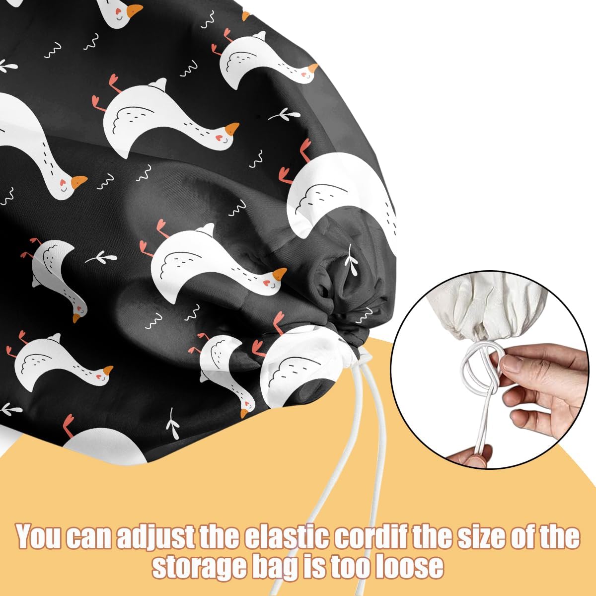 Buck Plastic Bag Holder, Wall Mount Grocery Bag Holder, Plastic Storage bag, Pull Rope Free Adjustment, Plastic Bag Holders for Grocery Bags, Plastic Bag Dispenser for Home Kitchen