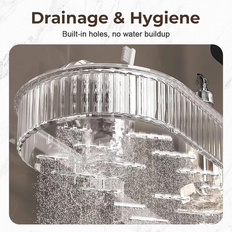 Universal Removable Faucet Storage Rack, No-Drill Bathroom Suction Storager Box, Thickened And Widened Panel Design, Water Automatically Drains Away, For Bathroom Kitchen (2 PCS MIX)