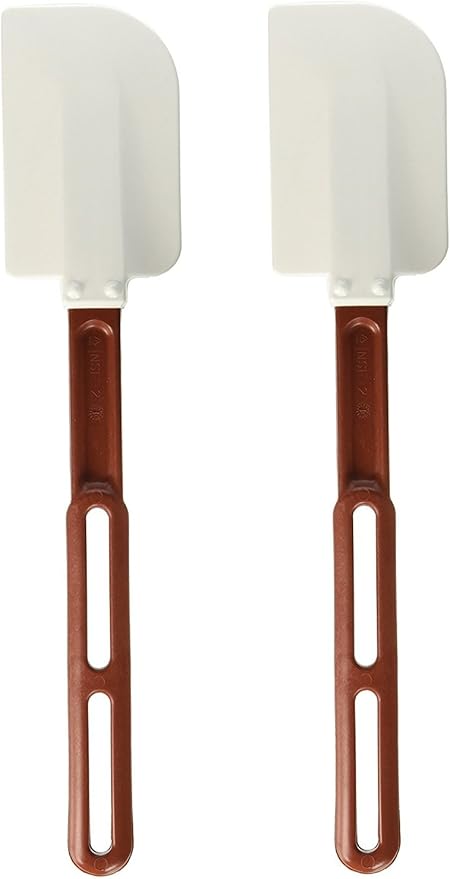 Vollrath 52010 High-Temp Silicone Spatulas, Set of 2 (10-Inch, NSF)