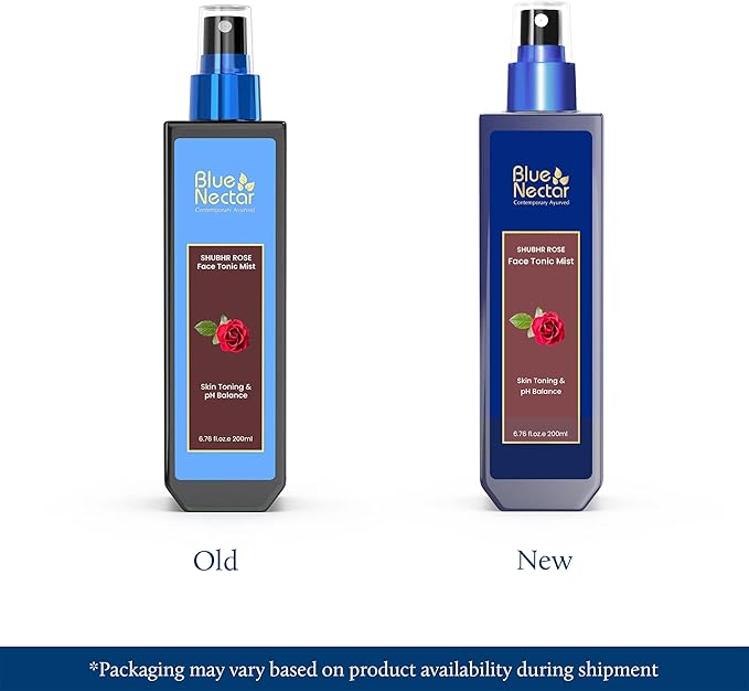 Blue Nectar Shubhr Steam Distilled Rose Toner Water & Face Tonic Mist 6.76 fl oz (200 ml)