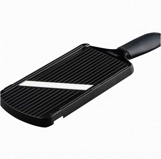 Kyocera CSN-252BK EXP Soft Grip Kitchen Mandoline Slicer, One, Black