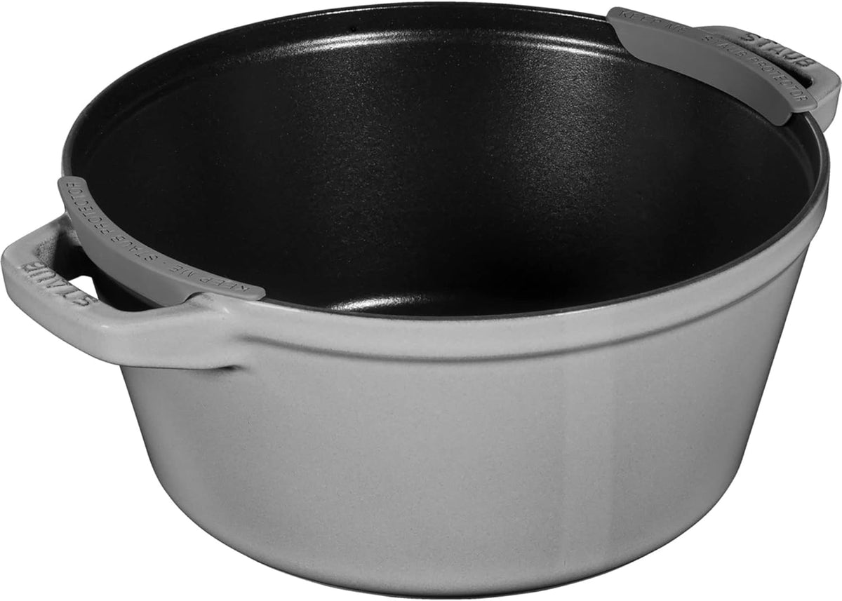 Staub Cast Iron 4-pc Stackable Set - Graphite