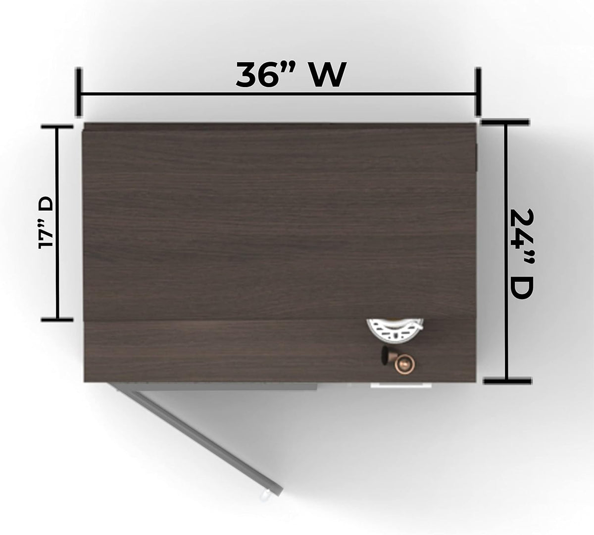 BREAKtime Coffee Break Lunch Room Furniture Buffet Color Espresso - Furniture Items ONLY. Model 3198 2 Piece Group