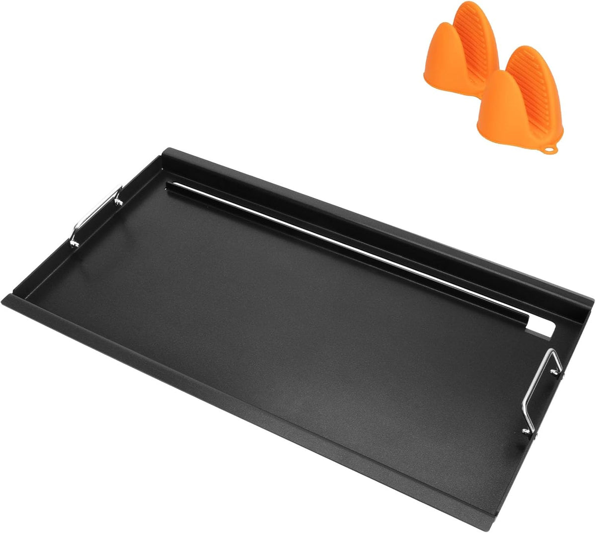 Full-Size Griddle Inserts for Charbroil Performance 5 Burner, Flat Top Griddle for Charbroil Grill 463275517 463243518 463243519 463275717 463372017 463348017, Replace for G470-0002-W1 G470-0003-W1