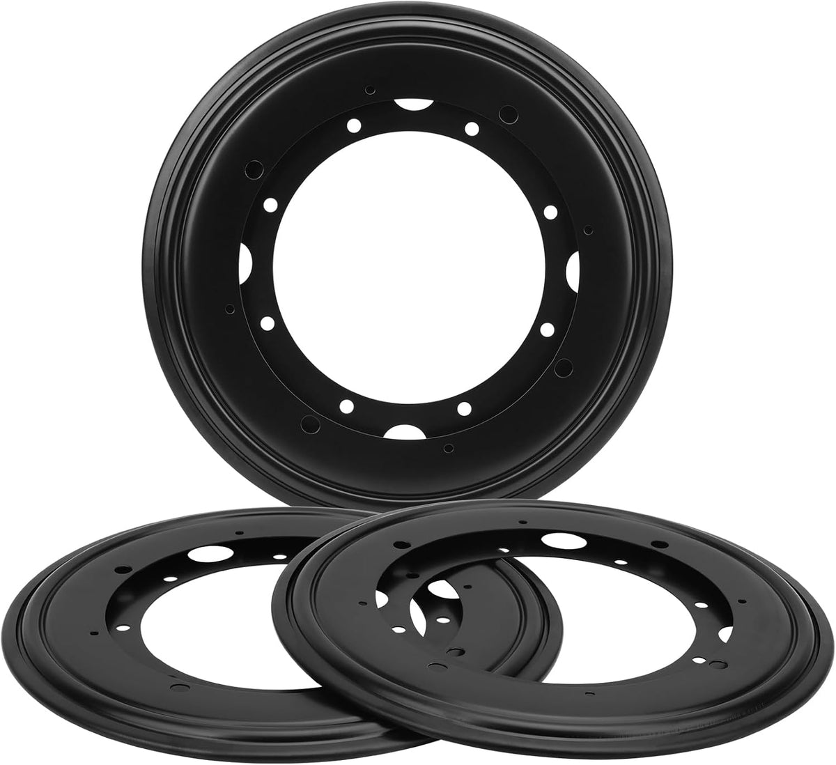 3Pack 9" Round Lazy Susan Turntable Bearing Plate 5/16”Thick Lazy Susan Hardware, Rotating Swivel Plate with 750 lb Load Capacity, Lazy Susan Turntable Base for Table, Serving Tray, Kitchen