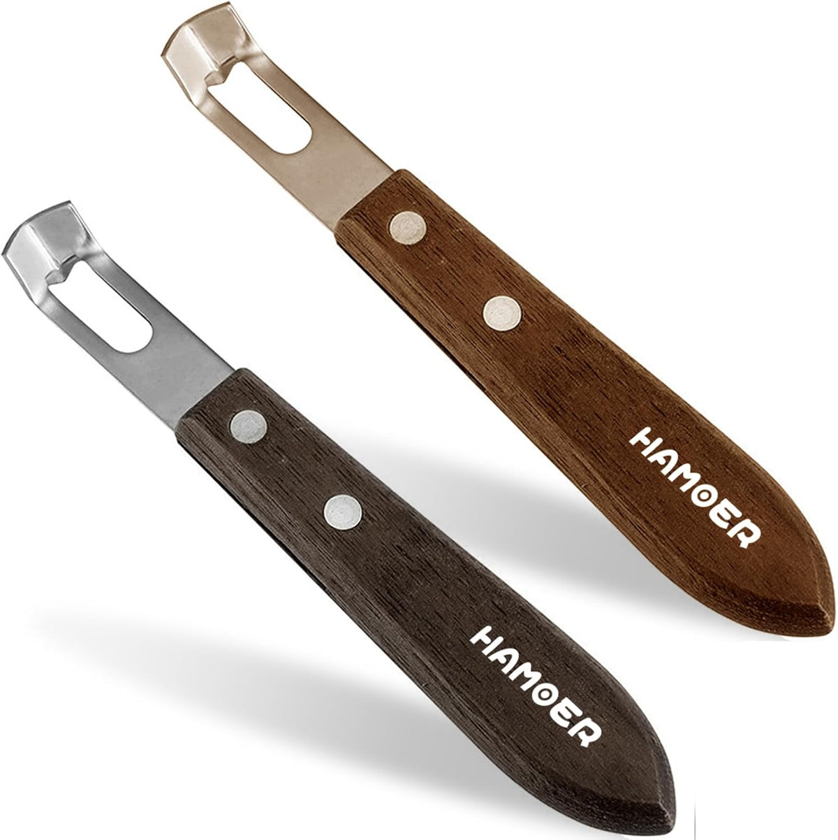 Channel Knife Zester - Fruit and Vegetable Tool for Decorating Cocktails, Desserts, and Salads Stainless Steel Tip 2 PACK