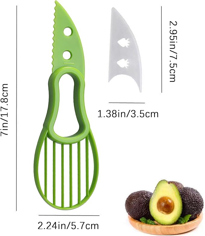 Avocado Slicer for Mashing Avocados Enucleation Making Guacamole(Green)