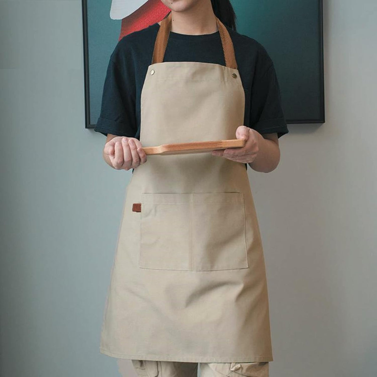 Personalized Custom Aprons Custom Adjustable Kitchen Cooking Aprons Hair Stylist Cafe Work Aprons For Men And Women