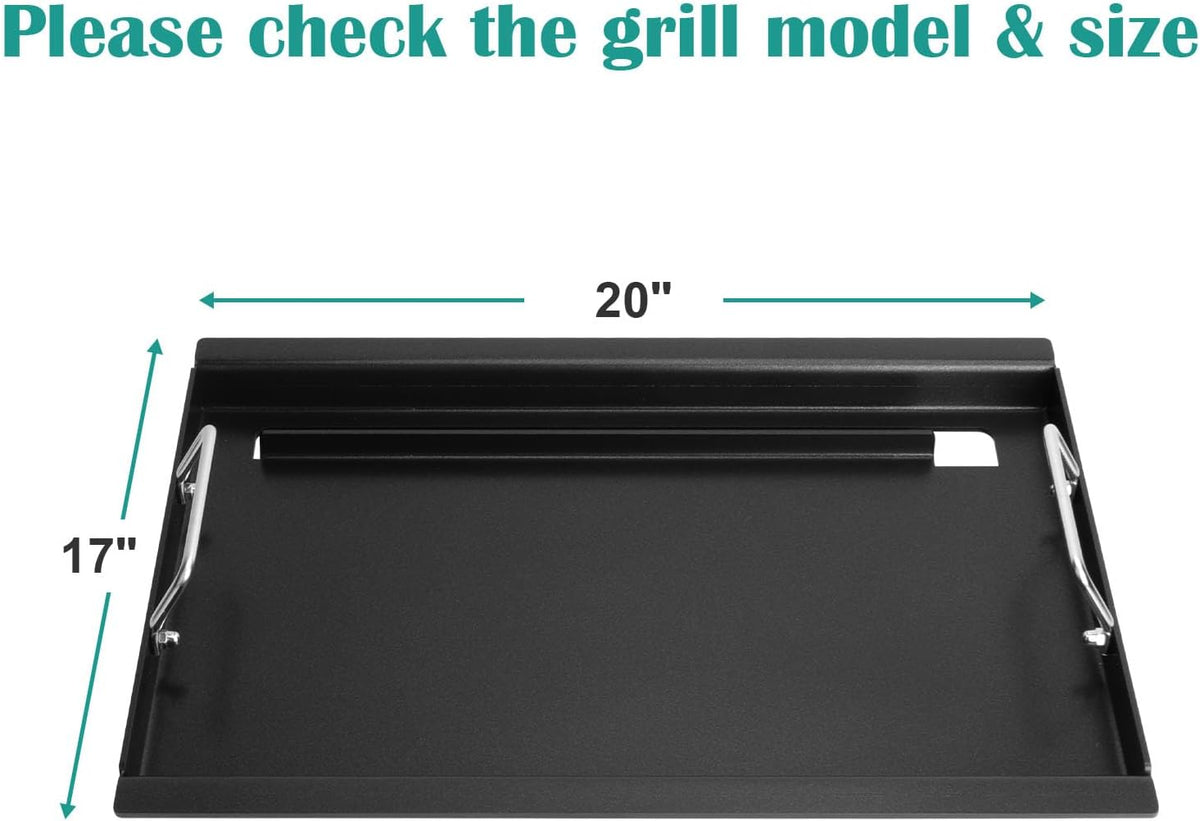 Full Size Griddle Inserts for Char-Broil Performance Convective 3 Burner Series, Flat Top Griddle for 463228622 463732823 463732623 463732923 Grill, Replace for G426-0005-W1