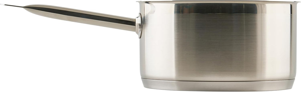Winco Heavy-Duty Stainless Steel Sauce Pan with Cover, 6 Quart