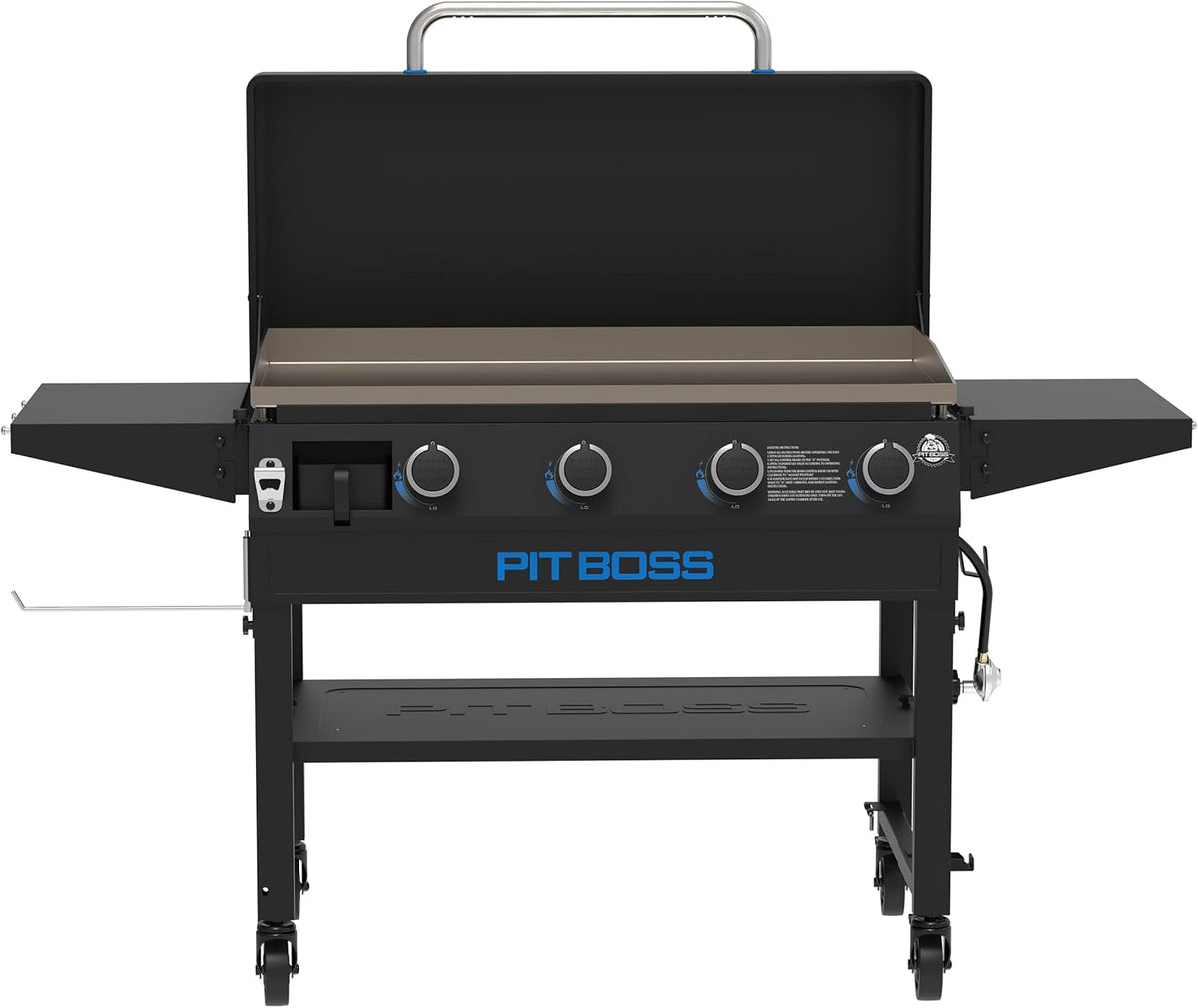Pit Boss 10963 4-Burner Gas Griddle, Black