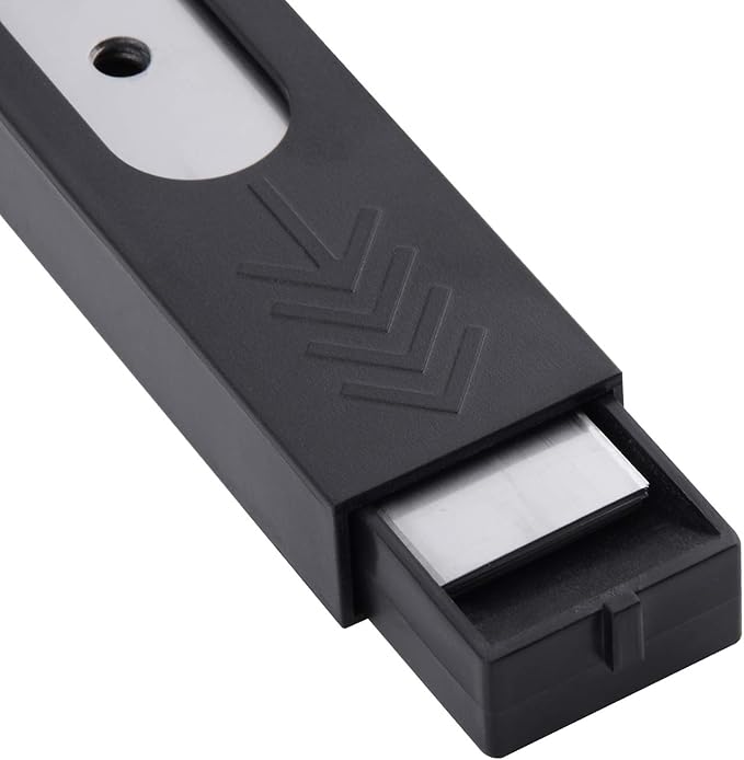 EHDIS 6 inch Razor Blades Paint Scraper Replacement Stainless Steel Blades for Window Scrapers, Double Edged, Pack of 25