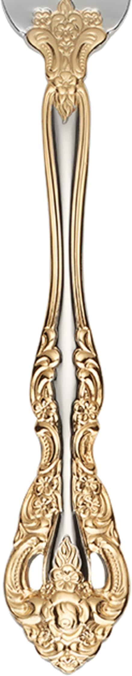 Oneida F100020Al20 Golden Michelangelo 20 Piece Fine Flatware Set, Service For 4, Metallic
