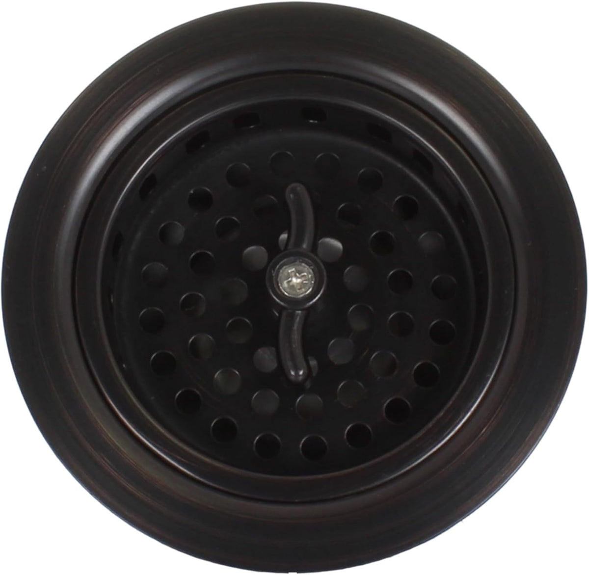 Mr. Scrappy 3.5" Sink Drain Assembly with Twist Lock Basket Strainer, Solid Brass, Oil Rubbed Bronze