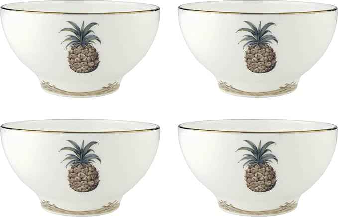 Lenox 897300 British Colonial Bamboo Rice Bowls, Set of 4