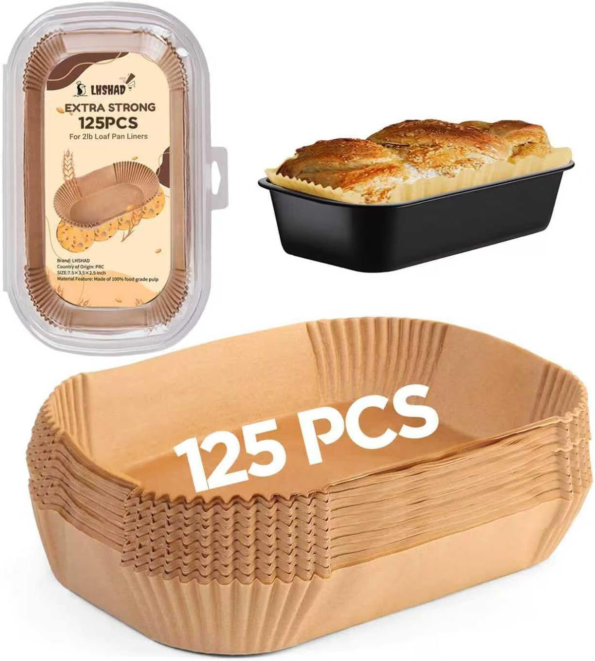 Loaf Liners for Baking, Loaf Liners, Baking Liners, Banana Bread Packaging, Loaf Pan Liner, Parchment Paper for Loaf Pans, Pan Liners, Parchment Paper Liners
