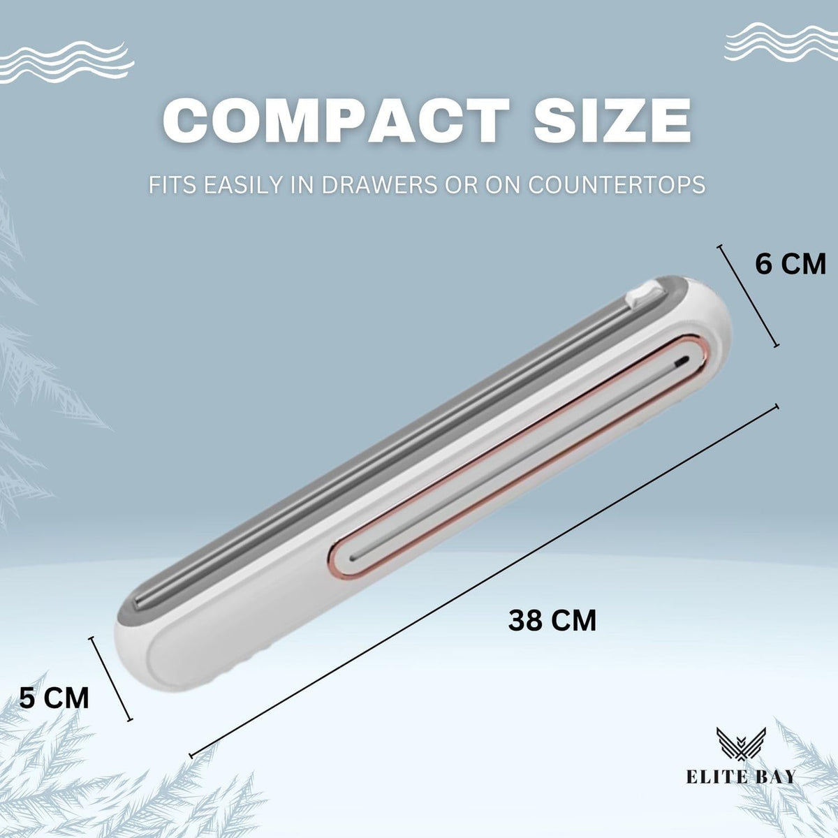 Food Plastic Wrap Dispenser with Sliding Cutter – Refillable ABS Wrap Cutter for Kitchen Use | Includes 80cm Plastic Wrap Roll | Compact, Safe & Easy to Use | Space-Saving Design in White.