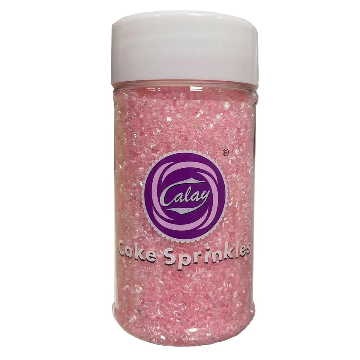 Sentovac Light Pink Sanding Sugar for Baking Edible Sparkling Sugar Sprinkles Coarse Sugar Crystals for Baking Topping Cake Cookie Cupcake Topper Ice Cream Decoration Supplies 3.2 OZ