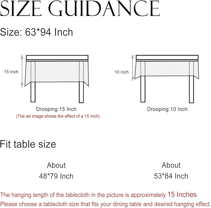 ISAENNE Designer Bohemian Floral Long Rectangle Table Cloth,Linen Colorful Tablecloth,Wrinkle Resistant Decor Tablecloths for Dining Thanksgiving Kitchen Party Christmas,63"*94"-Estevan B