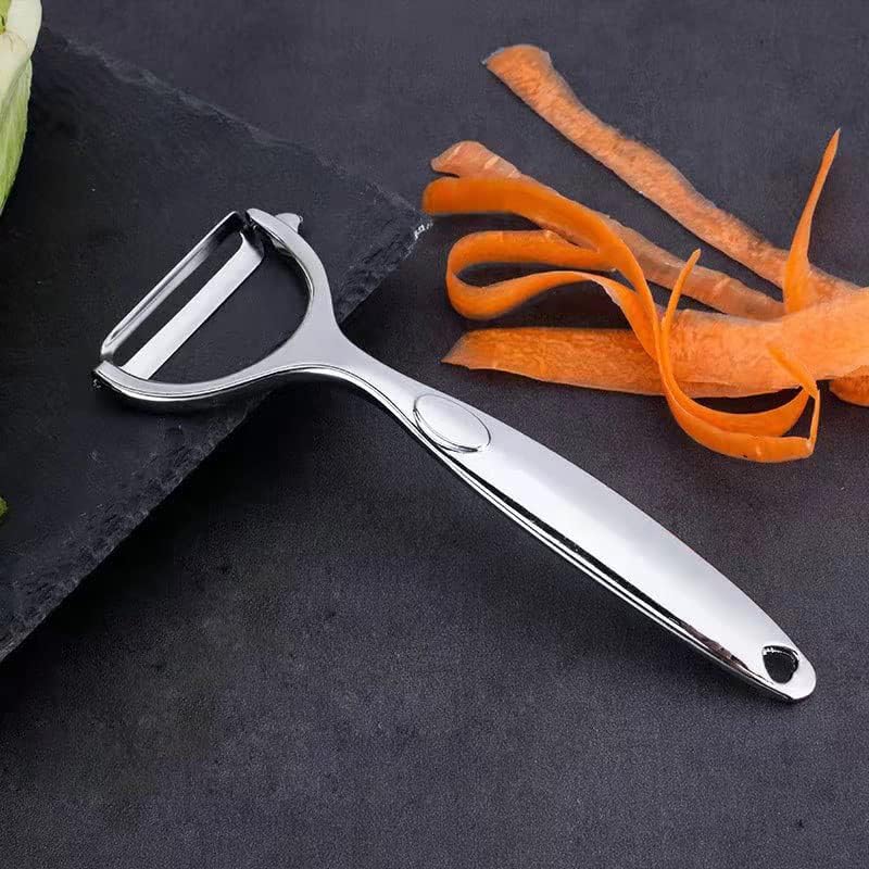 AMOUY Premium Peeler Set - Vegetable,Apple Peelers for Kitchen, Fruit, Carrot, Veggie,Potatoes Peeler,Y-Shaped Stainless Steel Peelers,with Ergonomic Non-Slip Handle & Sharp Blade,Good Sturdy (2PCS)