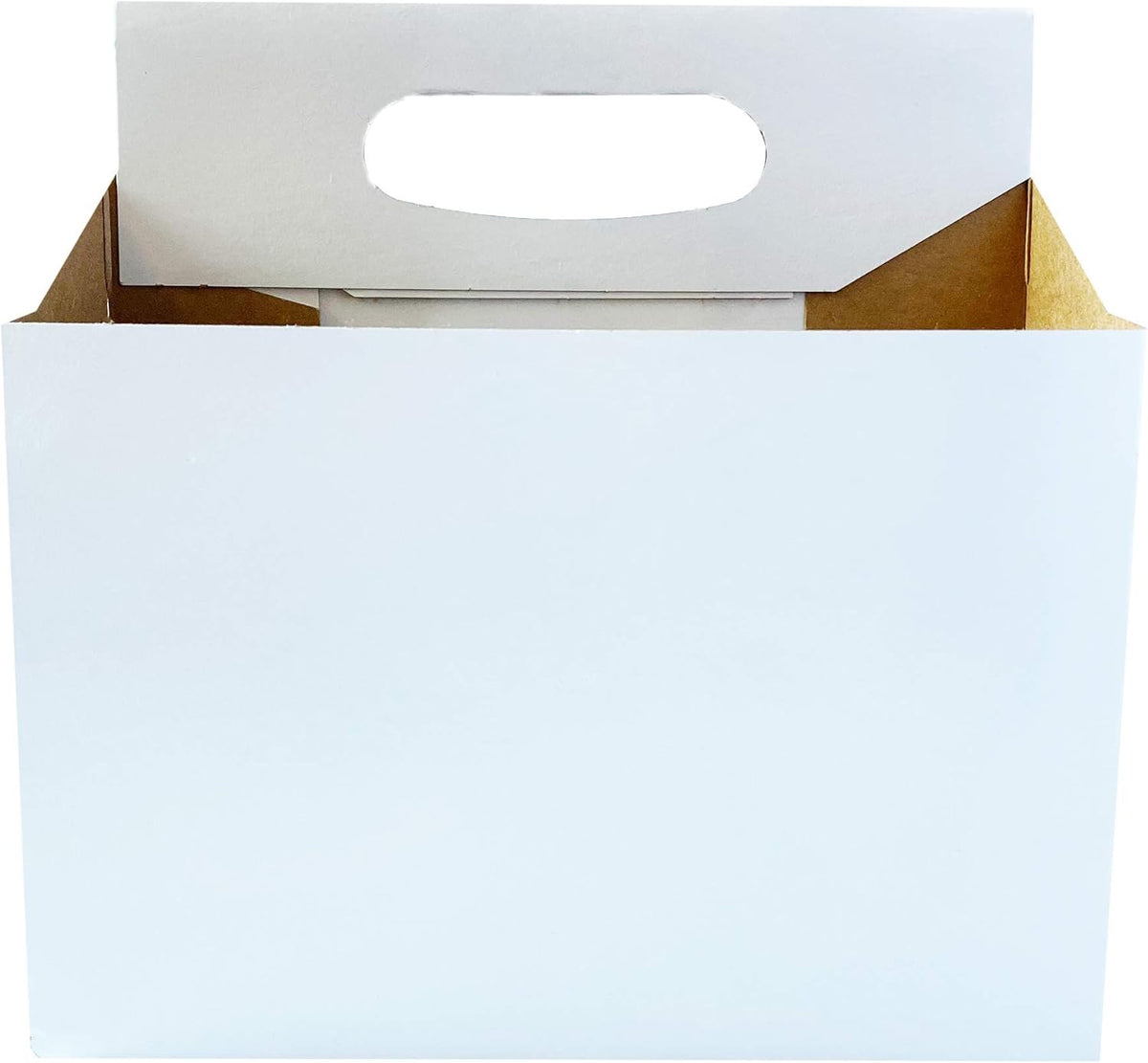 6 Pack Cardboard Bottle Holder [Econo Pack] | Fits 12-16oz bottles | For Safe and Easy Transport of Beer, Soda and Other Bottled Products | 140 Pack