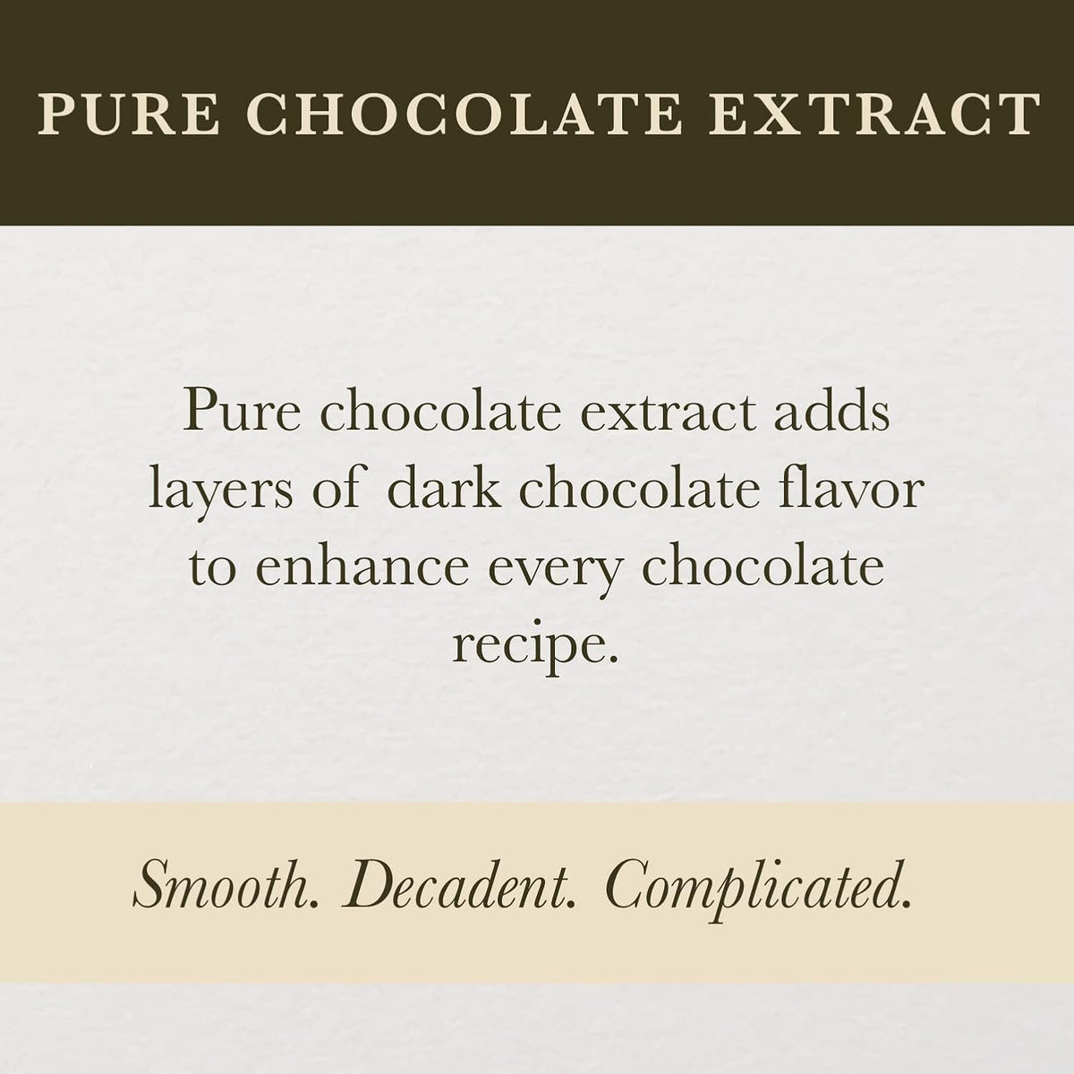 Cook's Pure Chocolate Extract 8 oz