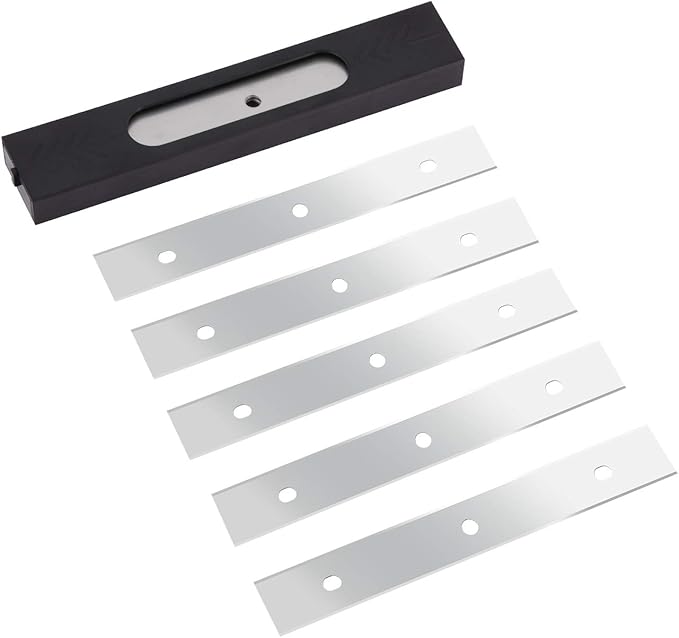 EHDIS 6 inch Razor Blades Paint Scraper Replacement Stainless Steel Blades for Window Scrapers, Double Edged, Pack of 25