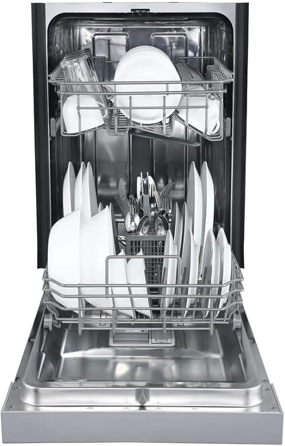 EdgeStar BIDW1802SS 18 Inch Wide 8 Place Setting Built-In Dishwasher