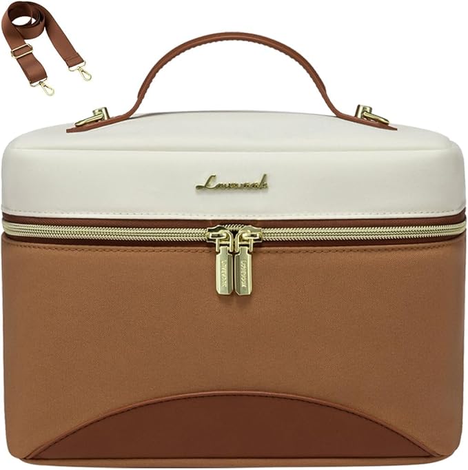 LOVEVOOK Insulated Lunch Bag for Women,Adult Lunch Box for Women,Leakproof Cooler Bag for Office Picnic Hiking Beach,Lunch Tote Bag with Adjustable Shoulder Strap