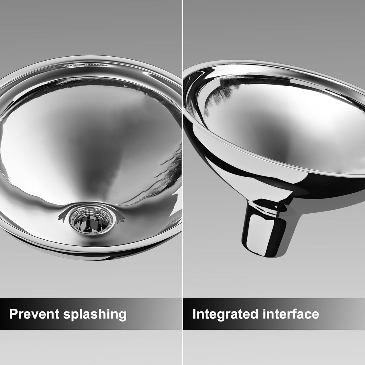 Stainless Steel Large Funnel with Filter (5.7 in. X 1 in. Mouth) with 50 mesh Stainless Steel Food Filter, Metal Funnel for Bottle Filling, Food Funnel for Oil, Juice, Coffee, Honey, Milk
