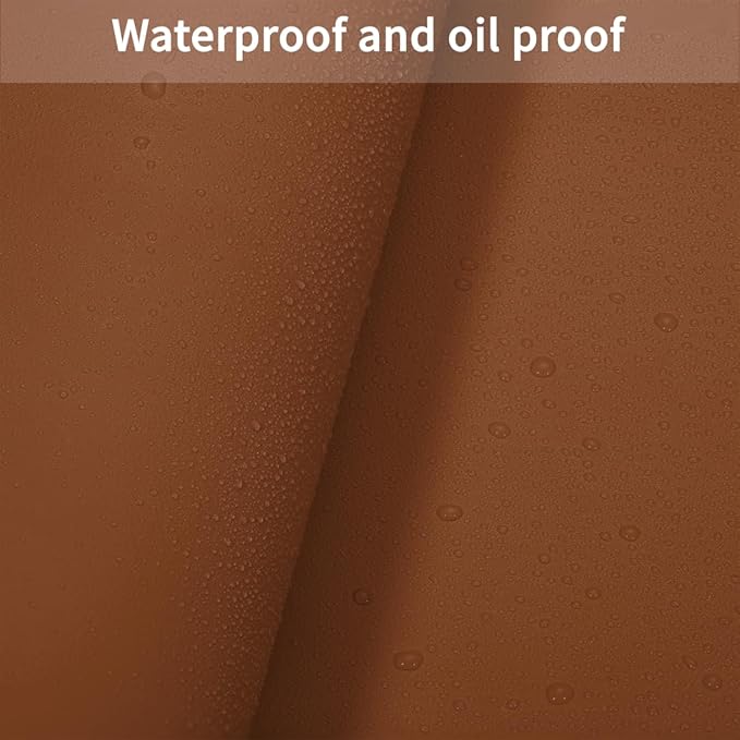 Dresser Top Cover - Can Be Used On Both Sides Waterproof and Easy to Clean Good Flatness Used for Dresser Table(Brown+Gray 10x42)