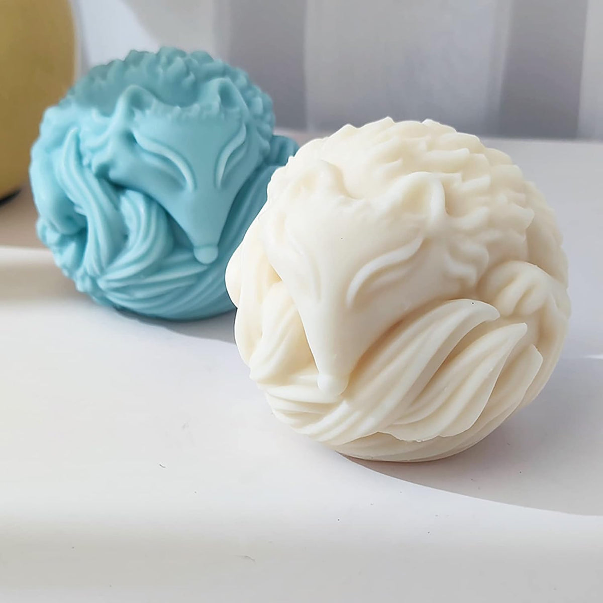 Fox Fox Candle Animal Wolf 3D Animal Candle Silicone Mold for Resin Cake Resin Making Molds Candle Making Molds Craft Supplies Jewelry Casting Mold