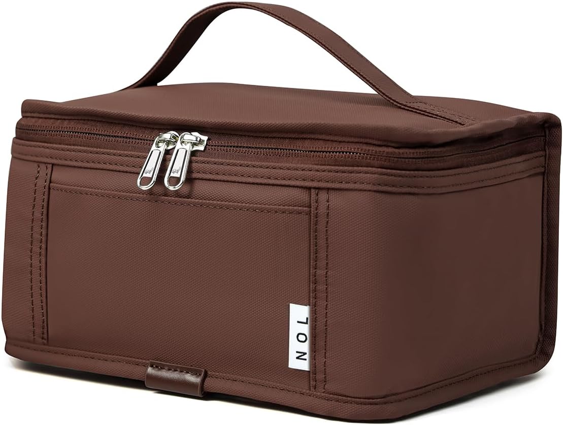NOL Natural Organic Lifestyle Small Lunch Bag Mini Lunch Box Insulated Lunch Bag for Men/Women Leakproof Cooler Tote Bag Lightweight Nylon Waterproof Lunch Box For Work, Coffee
