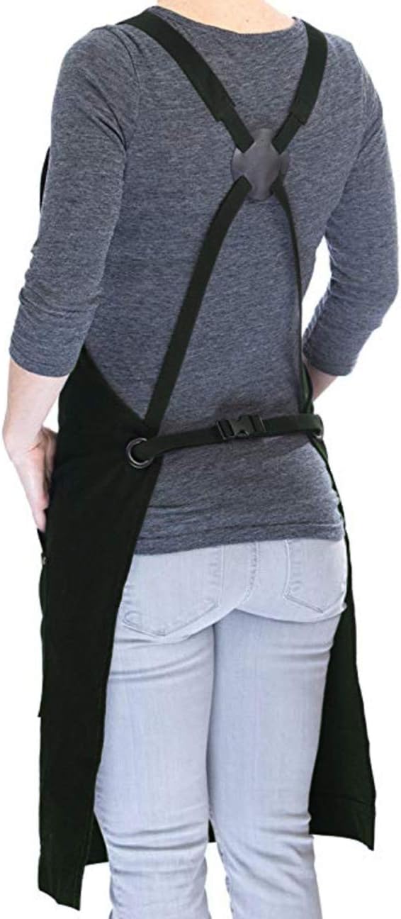 Hudson Durable Goods - Professional Grade Chef Apron for Kitchen, BBQ & Grill