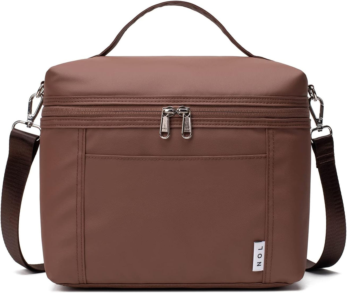 NOL Natural Organic Lifestyle Insulated Lunch Bags for Women Cooler Bag Lightweight Nylon Waterproof Lunch Box For Work