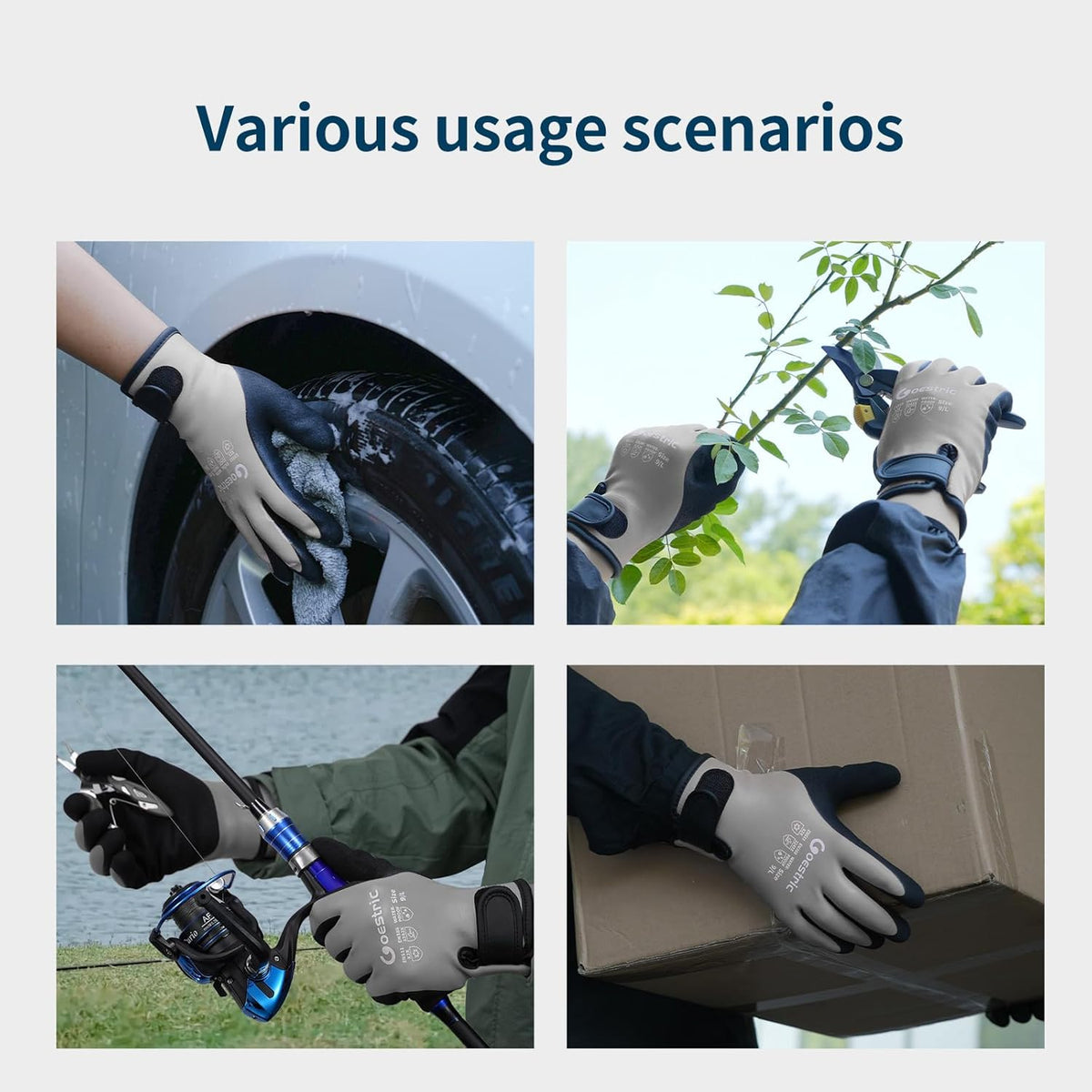 Waterproof Winter Gloves for Men & Women, Insulated Work Gloves with Grip for Cold Weather, Construction & Snow Work