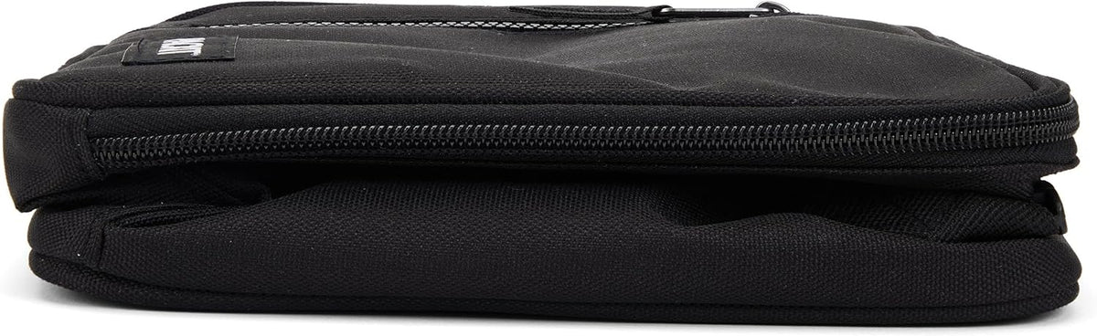 PackIt Freezable Classic Lunch Box, Black, Built with EcoFreeze® Technology, Collapsible, Reusable, Zip Closure With Zip Front Pocket and Buckle Handle, Designed for Fresh Lunches