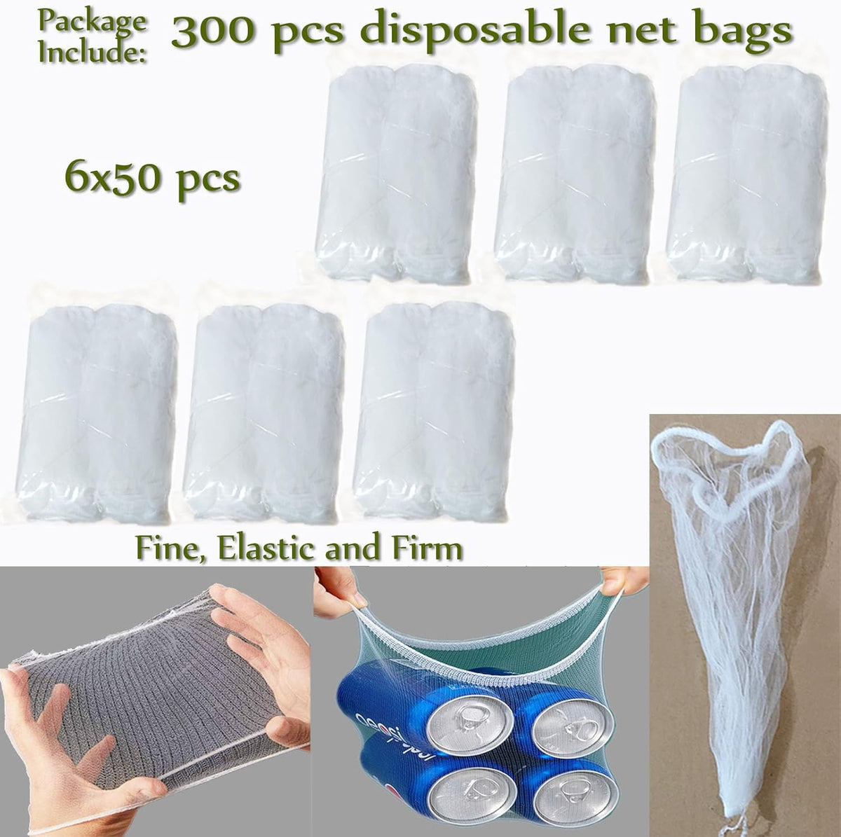 Kitchen Sink Strainer with Sink Basket Holder and 300 Strainer Net Bags,Food Catcher with drain filter Mesh bag,Meshmate Waste Rack Trash Catcher for Leftovers.