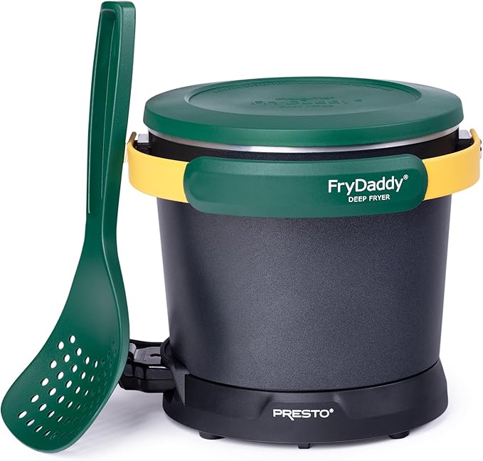 Presto 05427 FryDaddy Electric Deep Fryer, Green/Gold