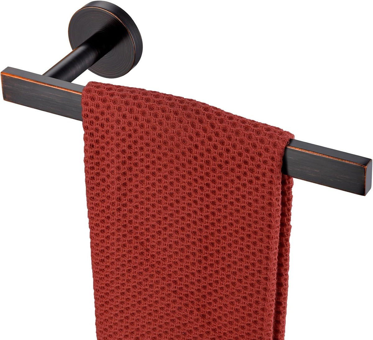 Bath Towel Rings Bathroom Towel Holder Modern Small Hand Towel Bars Stainless Steel Wall Mounted Oil Rubbed Bronze AN3001ORB