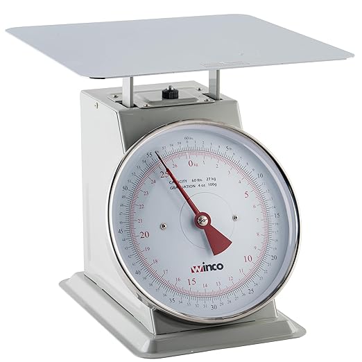Winco 60-Pound Scale with 9-Inch Dial