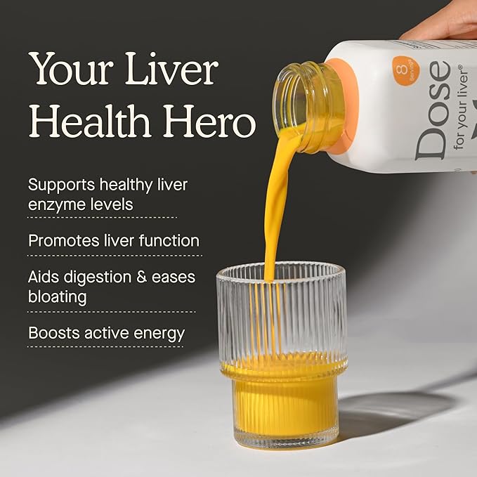 for Your Liver Cleanse Detox & Repair, Organic Milk Thistle Supplement with Turmeric, Dandelion, Ginger, and Orange, Promotes Optimal Liver Function,16oz Bottle, 6 Pack (6 Week Supply)