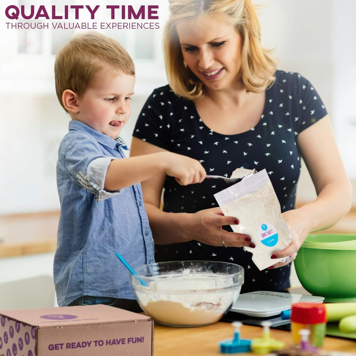 Baketivity Kids Baking DIY Activity Kit - Bake Delicious WhoopiePie with Pre-Measured Ingredients – Best Gift Idea for Boys and Girls Ages 4-12