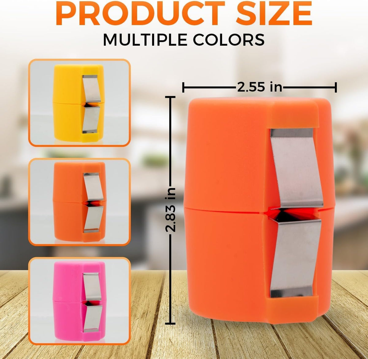 Egg Cracker Tool | Easy Shell Egg Opener | Handheld Egg Seperator Tool | Perfect for Baking, Scrambled Eggs & Omelets – No Mess, No Shell Pieces (Orange - 1 Pc)