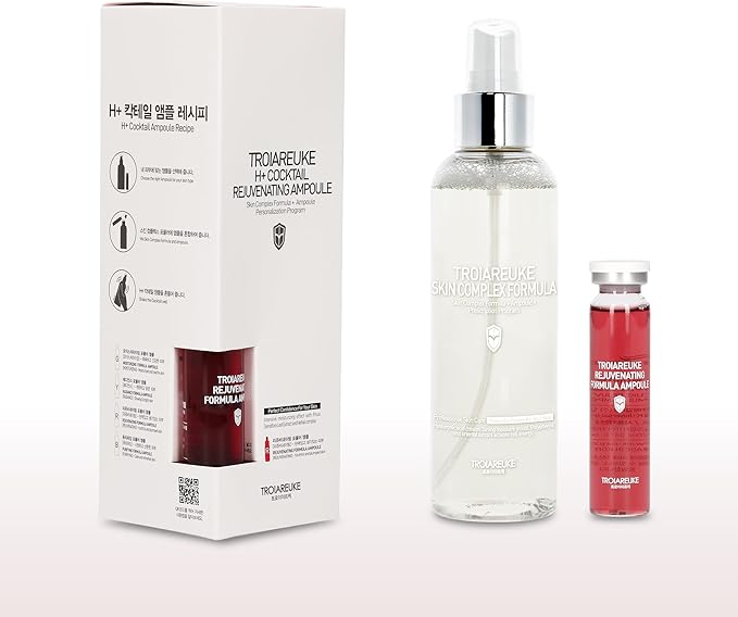 TROIAREUKE H+ Cocktail Ampoule Toner (6.76 Fl. Oz., Red)