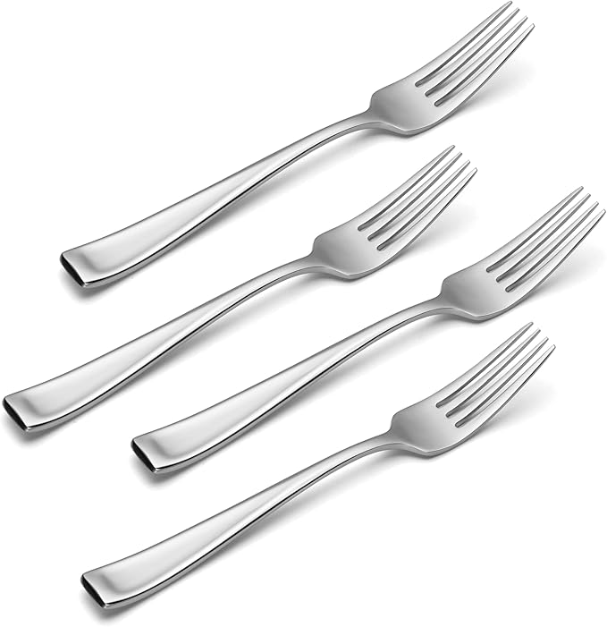Oneida Moda Dinner Forks, Set of 4,Silver,Dinner Forks, Set of 4
