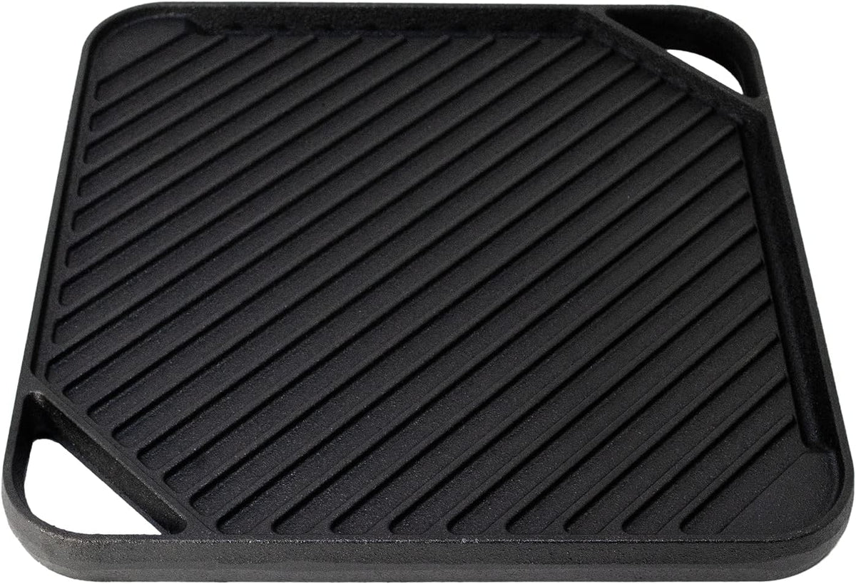 Backcountry Iron 10.5 inch Single-Burner Reversible Cast Iron Grill/Griddle